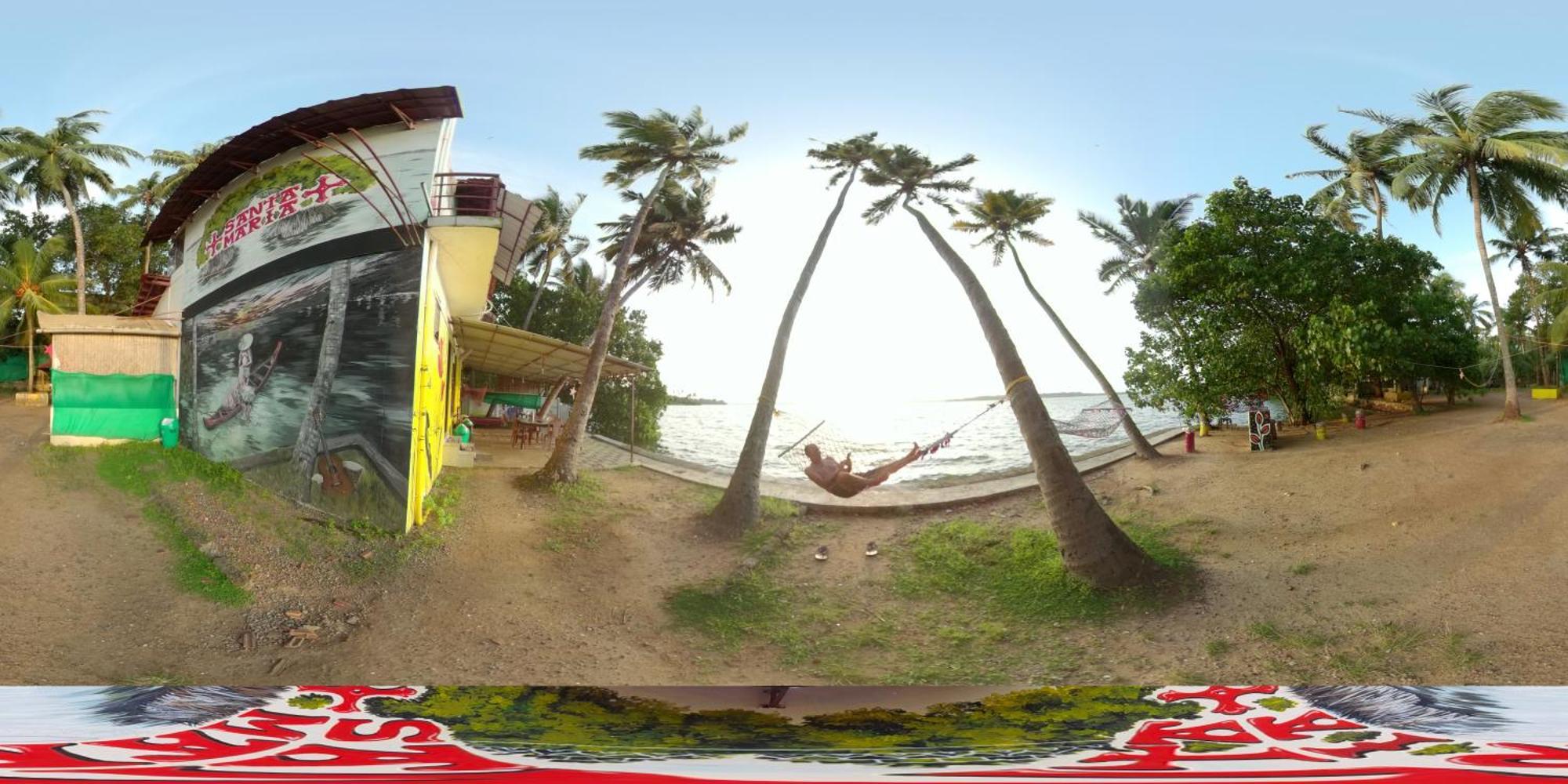 Santa Maria Hostel Munroe Island Mundrothuruth Экстерьер фото